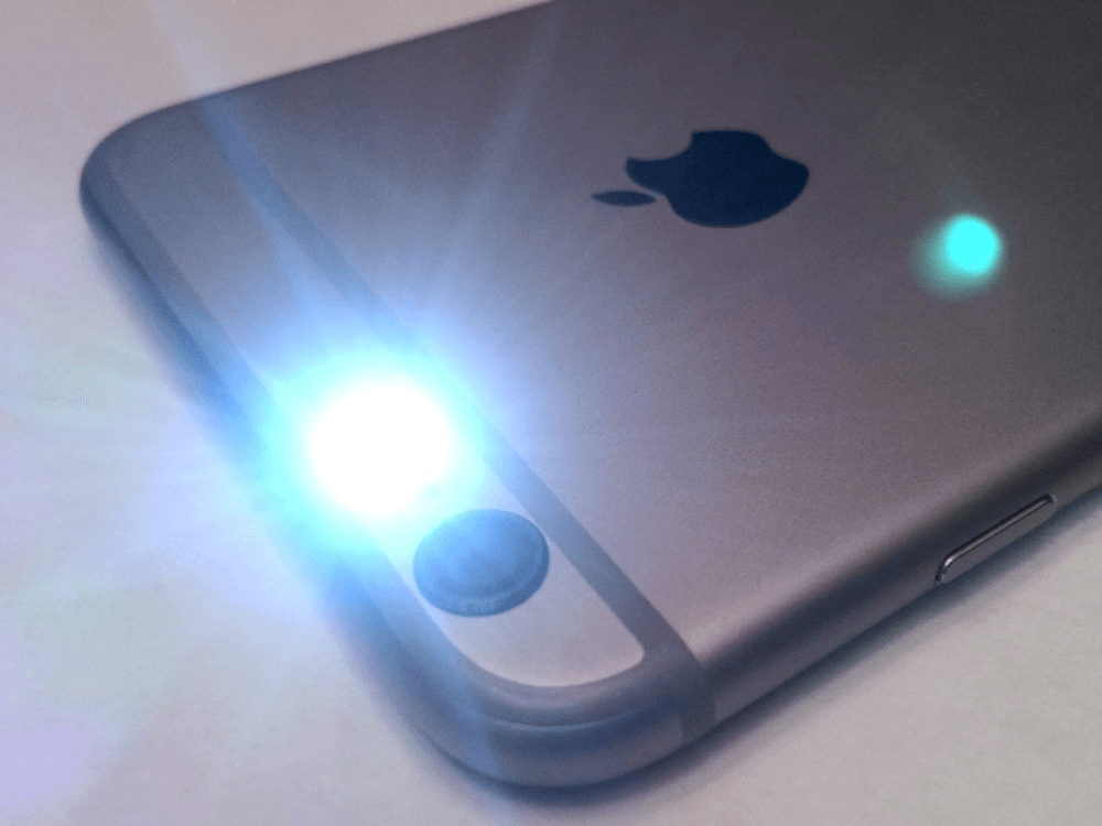 iPhone LED通知設定