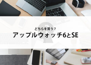 どちらを買おうか迷っている方必見！アップルウォッチ6とSEを比較します！